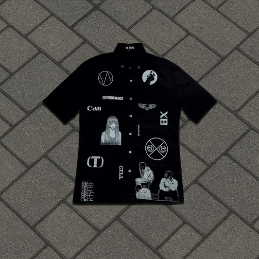 SS03 Raf Simons Consumed Cell Button Up Shirt