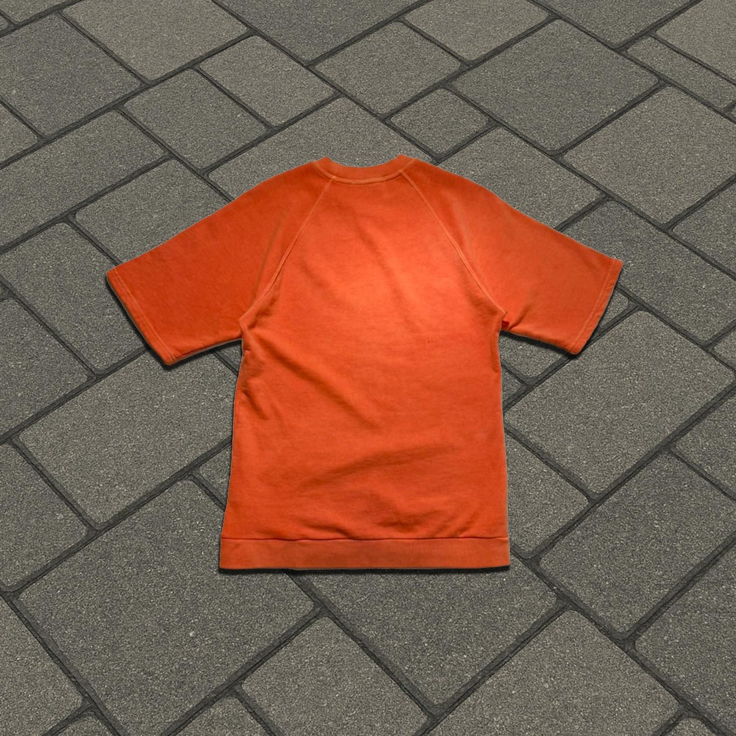 AW04 Raf Simons ‘Waves’ Orange Raglan Shirt