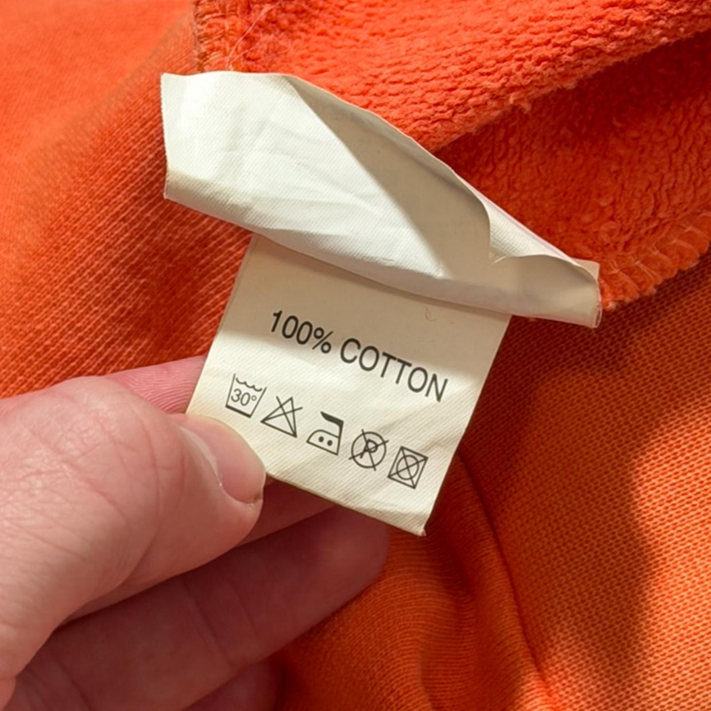 AW04 Raf Simons ‘Waves’ Orange Raglan Shirt