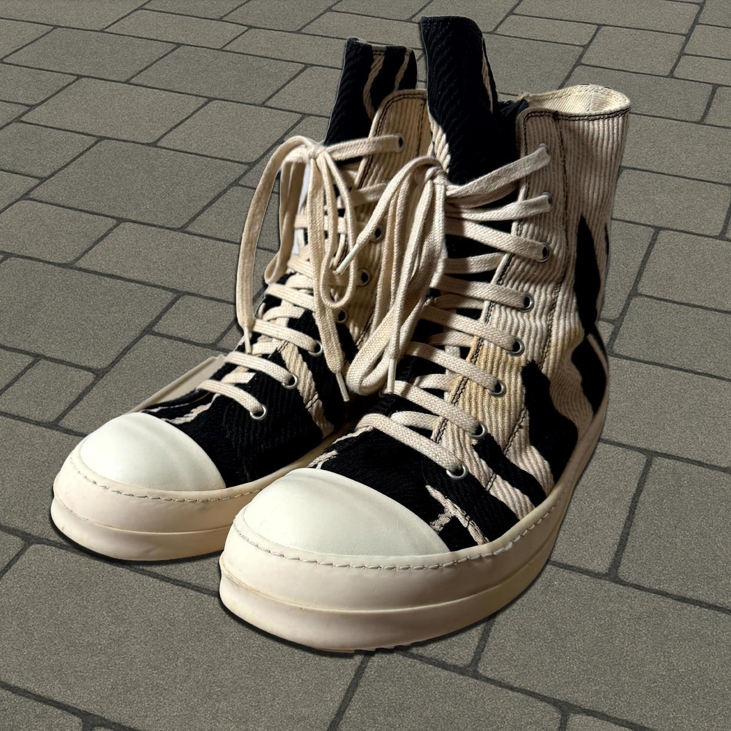 FW16 Rick Owens Vomit Corduroy Ramones