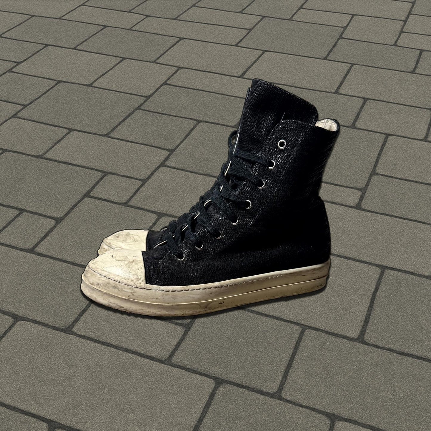 Rick Owens Waxed High Ramones
