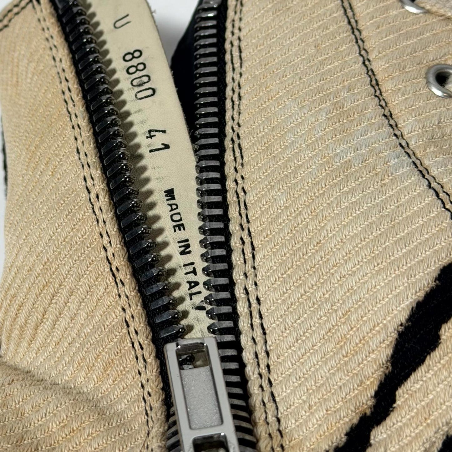 FW16 Rick Owens Vomit Corduroy Ramones