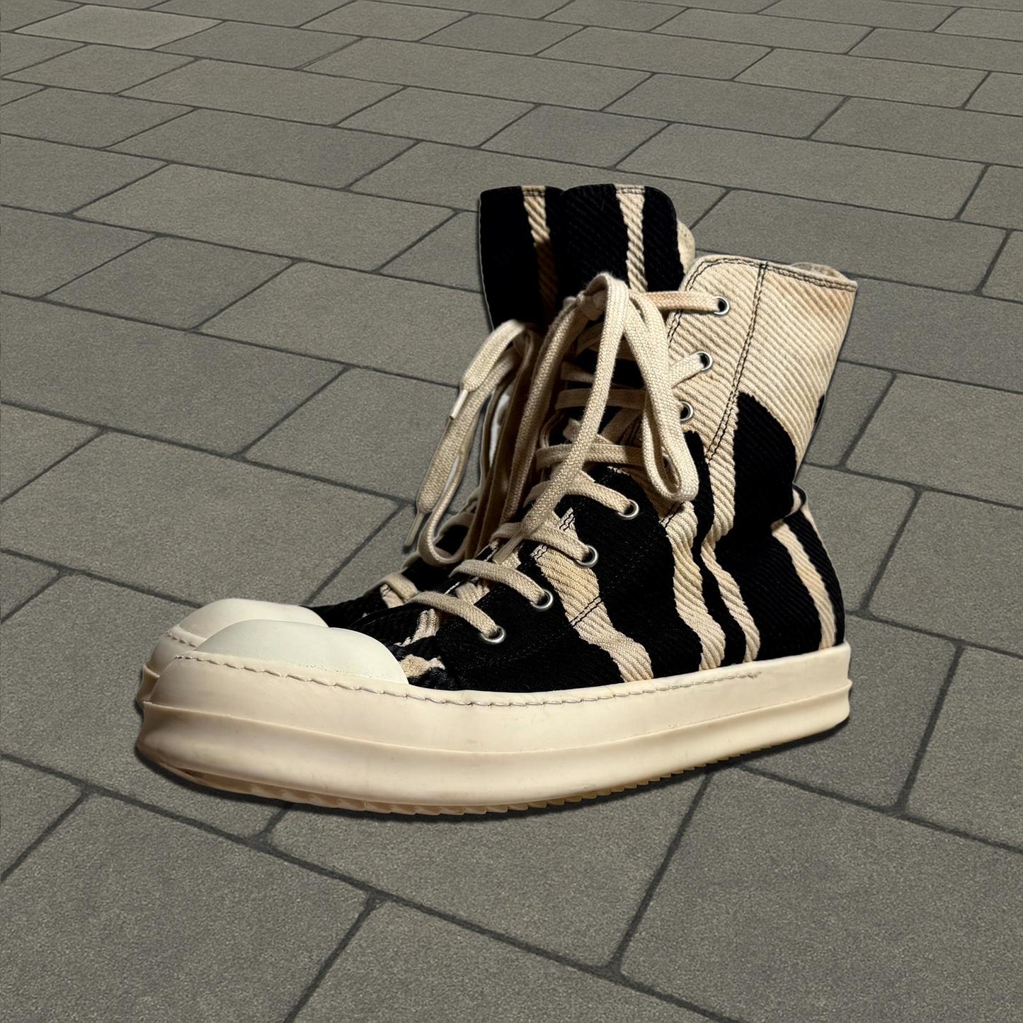 FW16 Rick Owens Vomit Corduroy Ramones