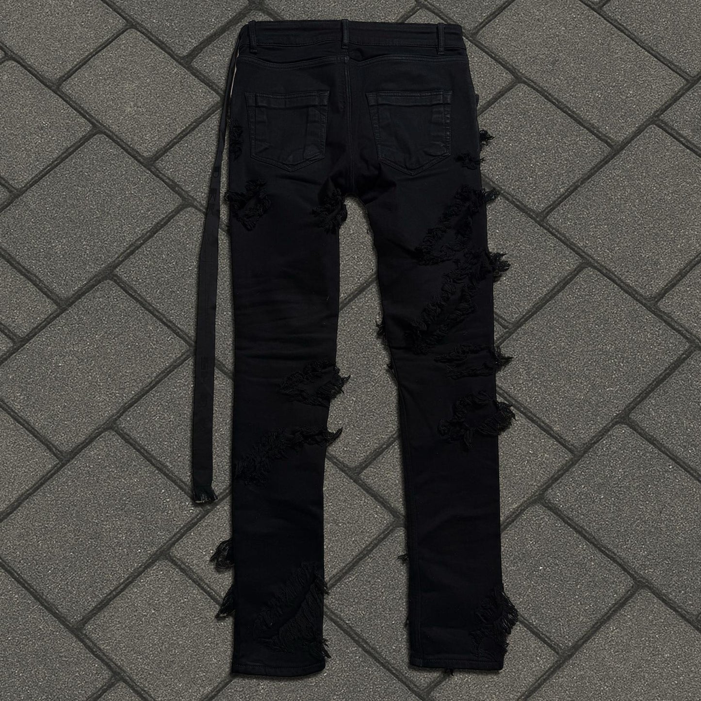 Rick Owens Slashed Detroit Cut Denim
