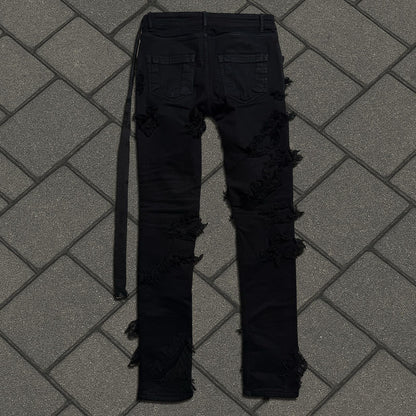 Rick Owens Slashed Detroit Cut Denim