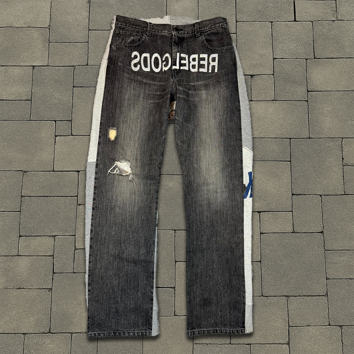 AW02 Undercover Rebelgods Hybrid Denim