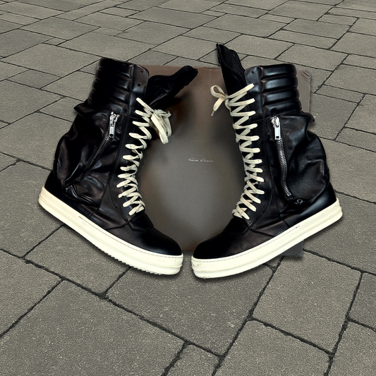 Rick Owens Leather High Cargo Basket