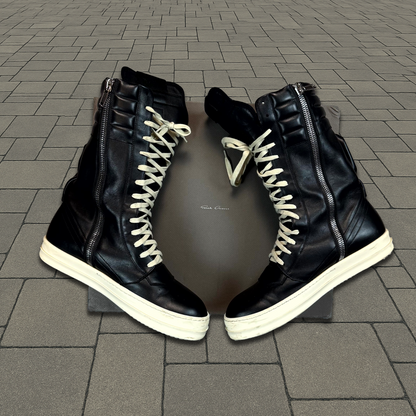 Rick Owens Leather High Cargo Basket