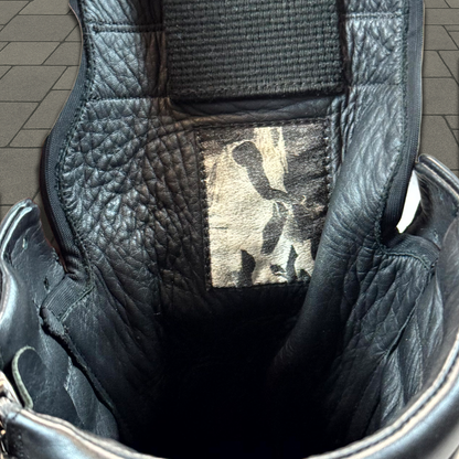 Rick Owens Leather High Cargo Basket