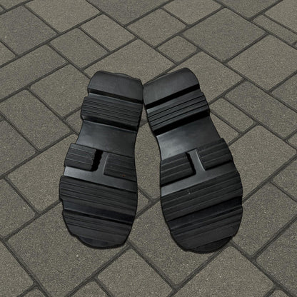 Rick Owens Black Woven Megatooth Boots