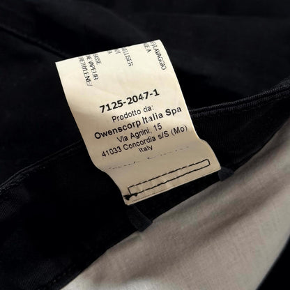 FW16 Rick Owens Black Matte Denim