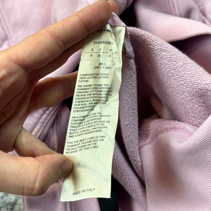 Rick Owens DRKSHDW Dirty Pink Gimp Hoodie