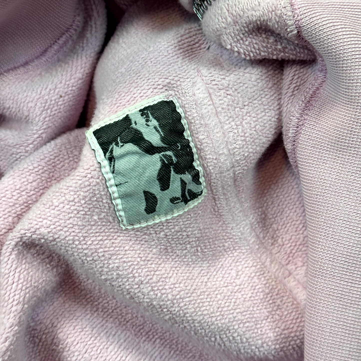 Rick Owens DRKSHDW Dirty Pink Gimp Hoodie
