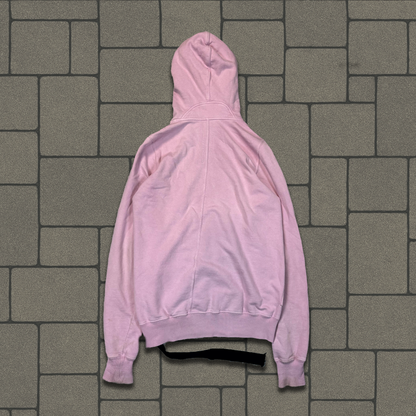 Rick Owens DRKSHDW Dirty Pink Gimp Hoodie