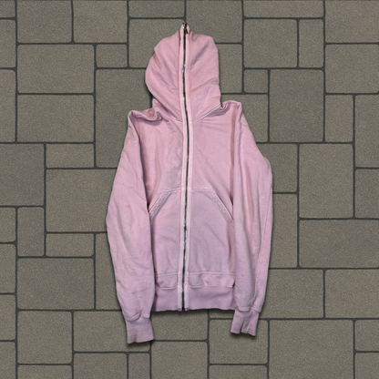 Rick Owens DRKSHDW Dirty Pink Gimp Hoodie