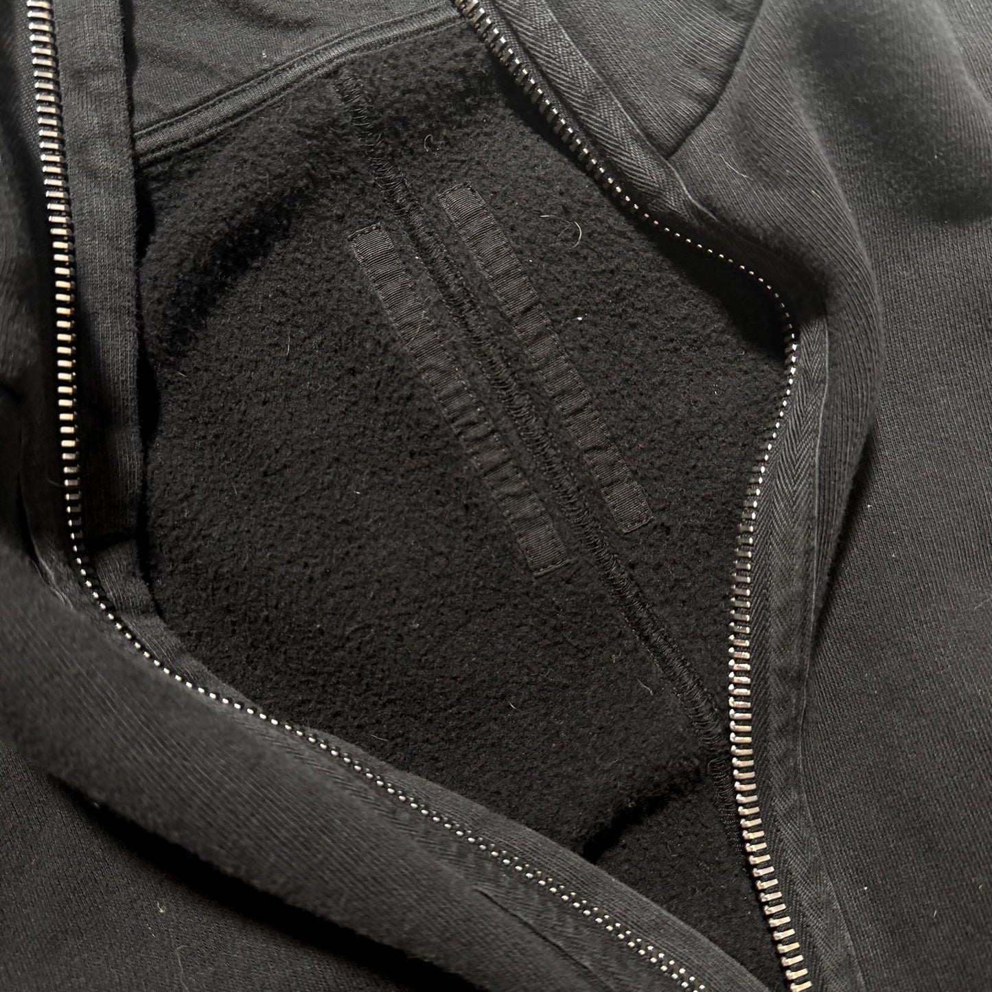 Rick Owens Black Masked Gimp Hoodie