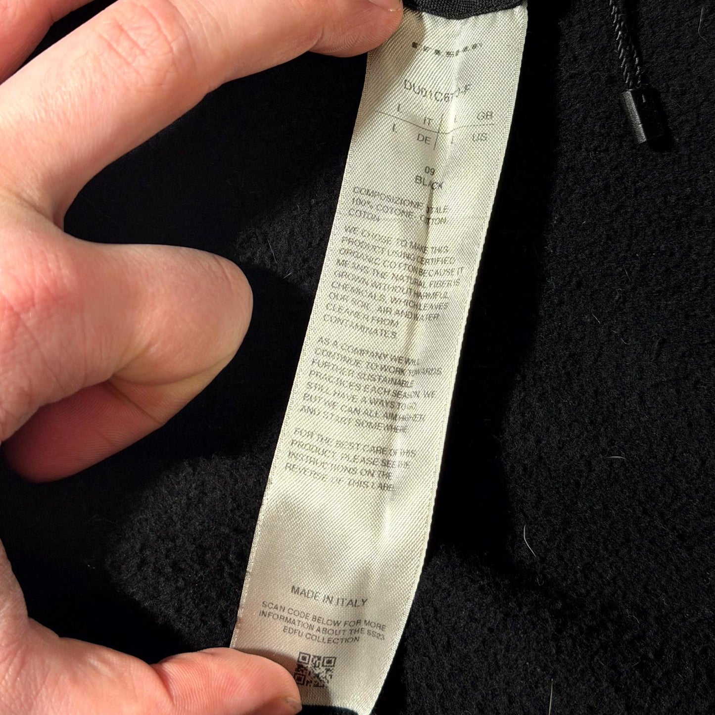 Rick Owens Black Masked Gimp Hoodie