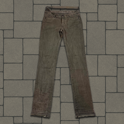 FW07 Rick Owens Nylon Brown Detroit Cuts