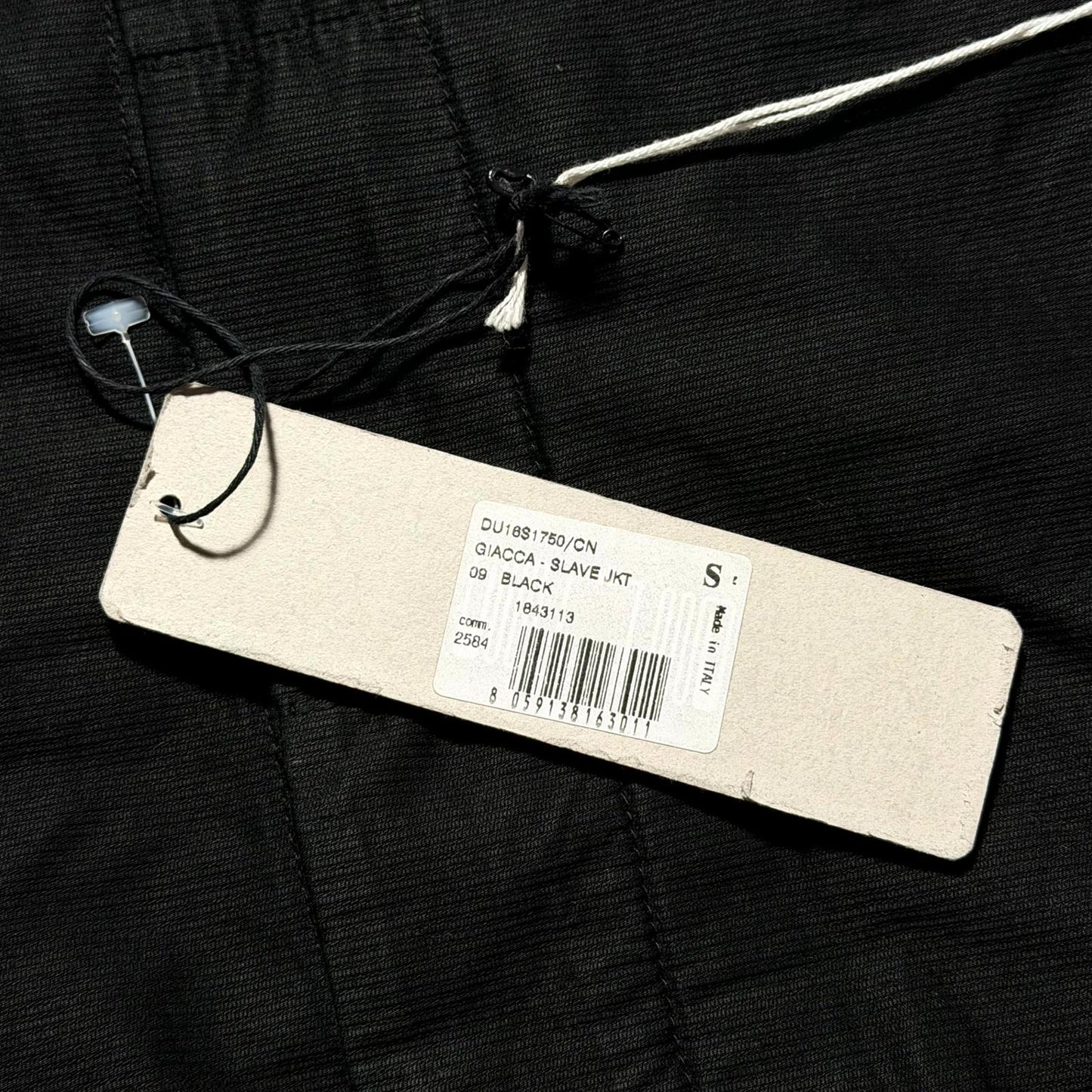 SS16 Rick Owens Slave Jacket