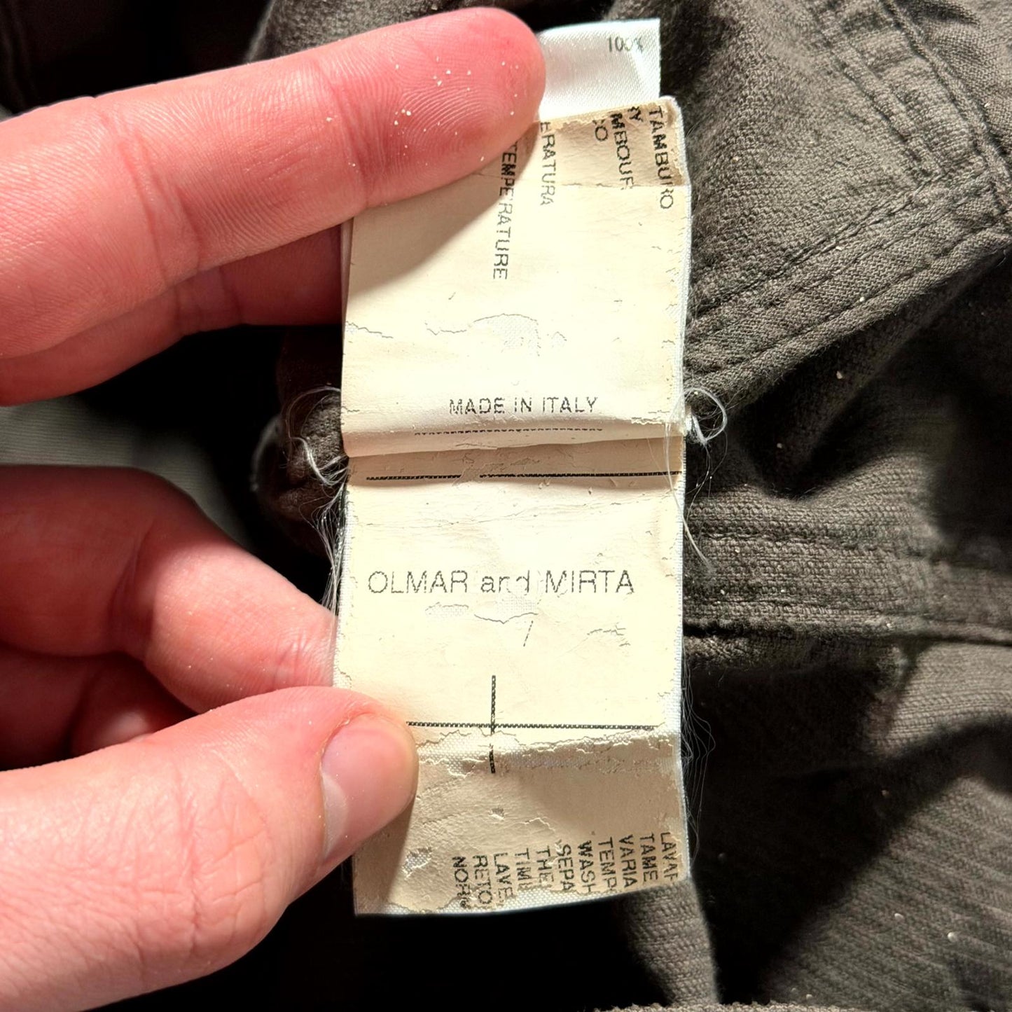 FW07 Rick Owens Brown Corduroy Trucker Jacket