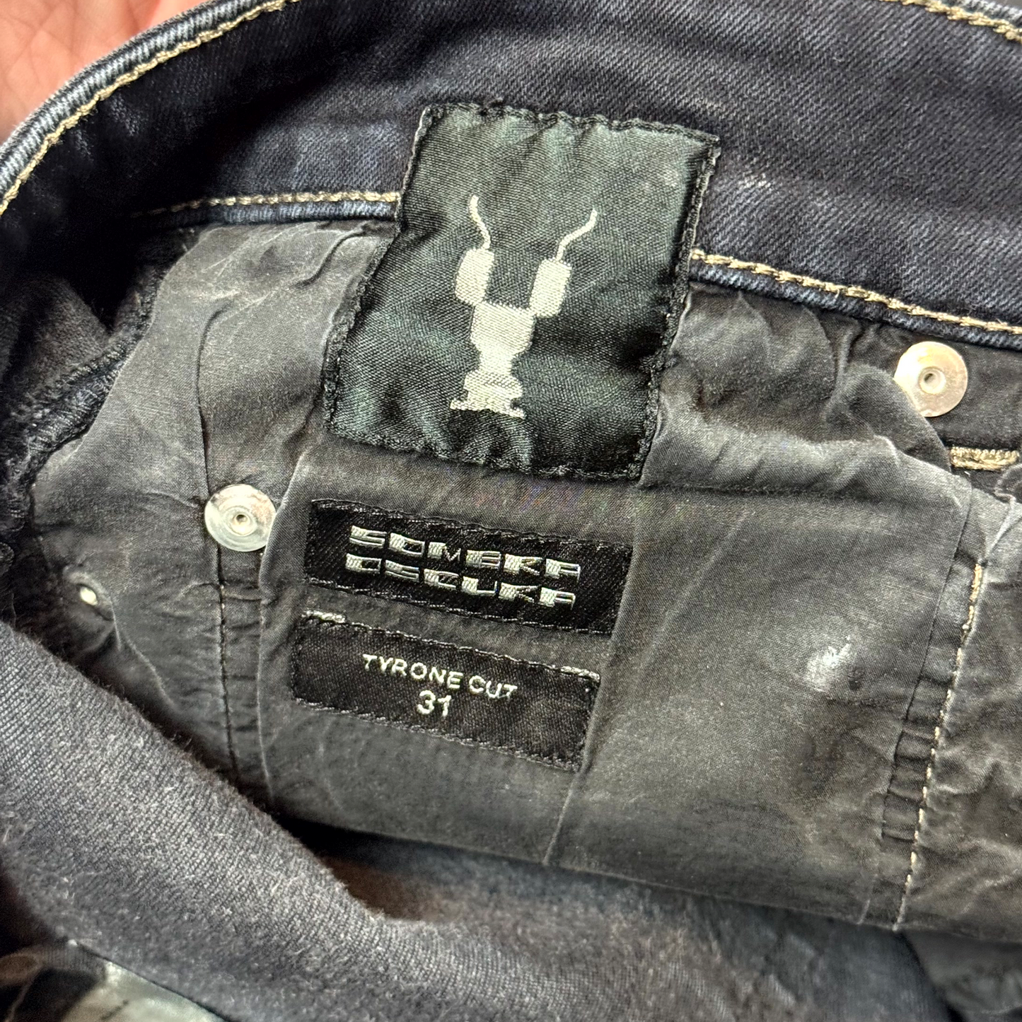 Rick Owens SBB Wax Tyrone Cut Denim