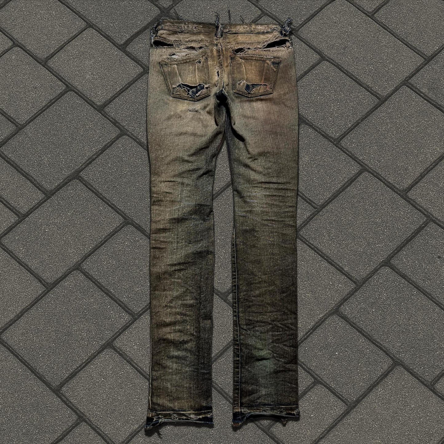 FW07 Rick Owens Dust Detroit Cut Denim