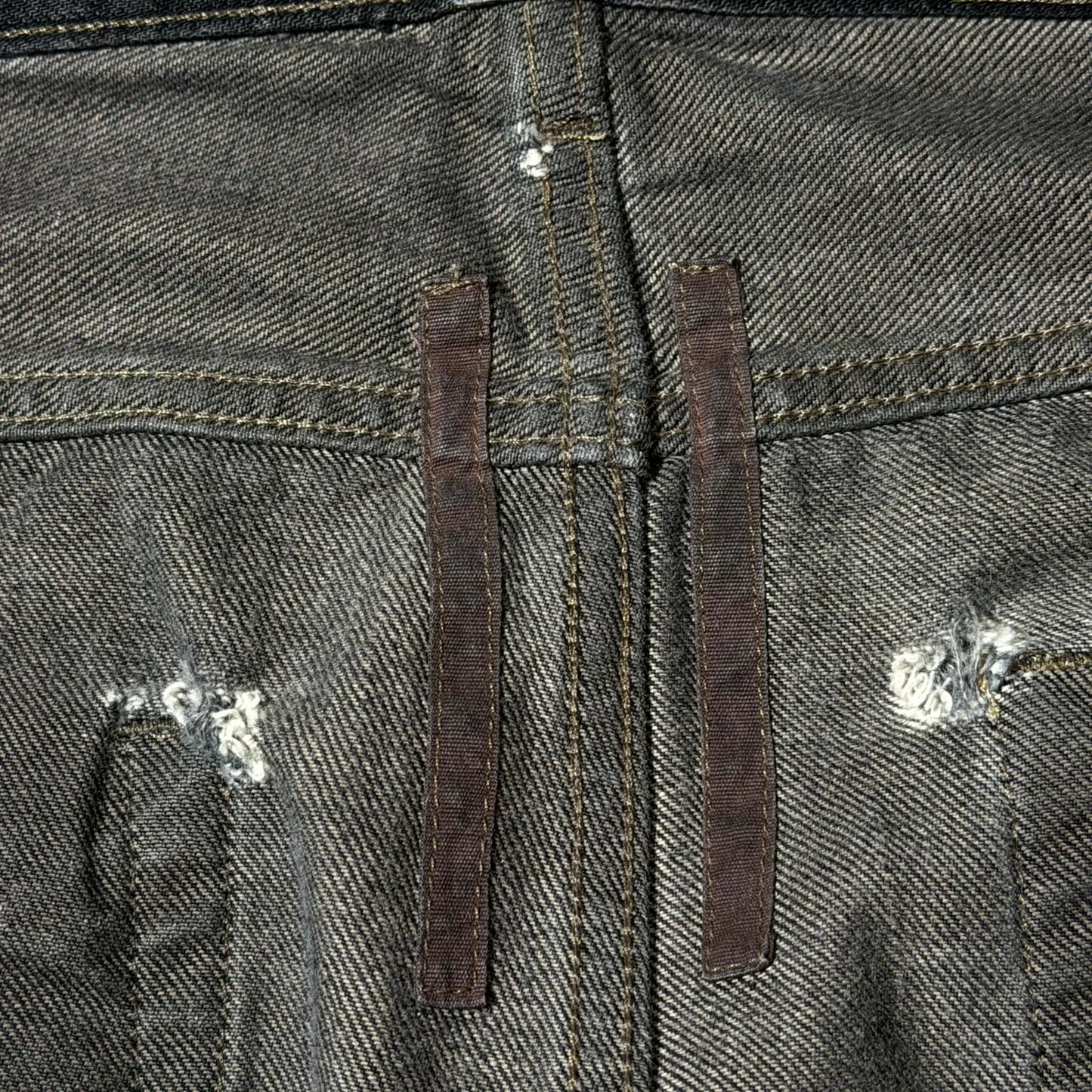 FW15 Rick Owens Detroit Cut Denim
