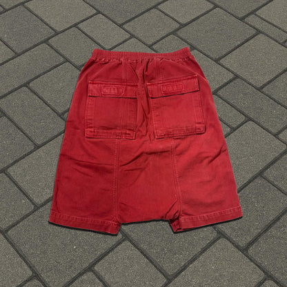 FW19 Rick Owens Cherry ‘Vomit’ Pod Shorts
