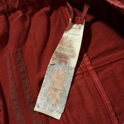 FW19 Rick Owens Cherry ‘Vomit’ Pod Shorts