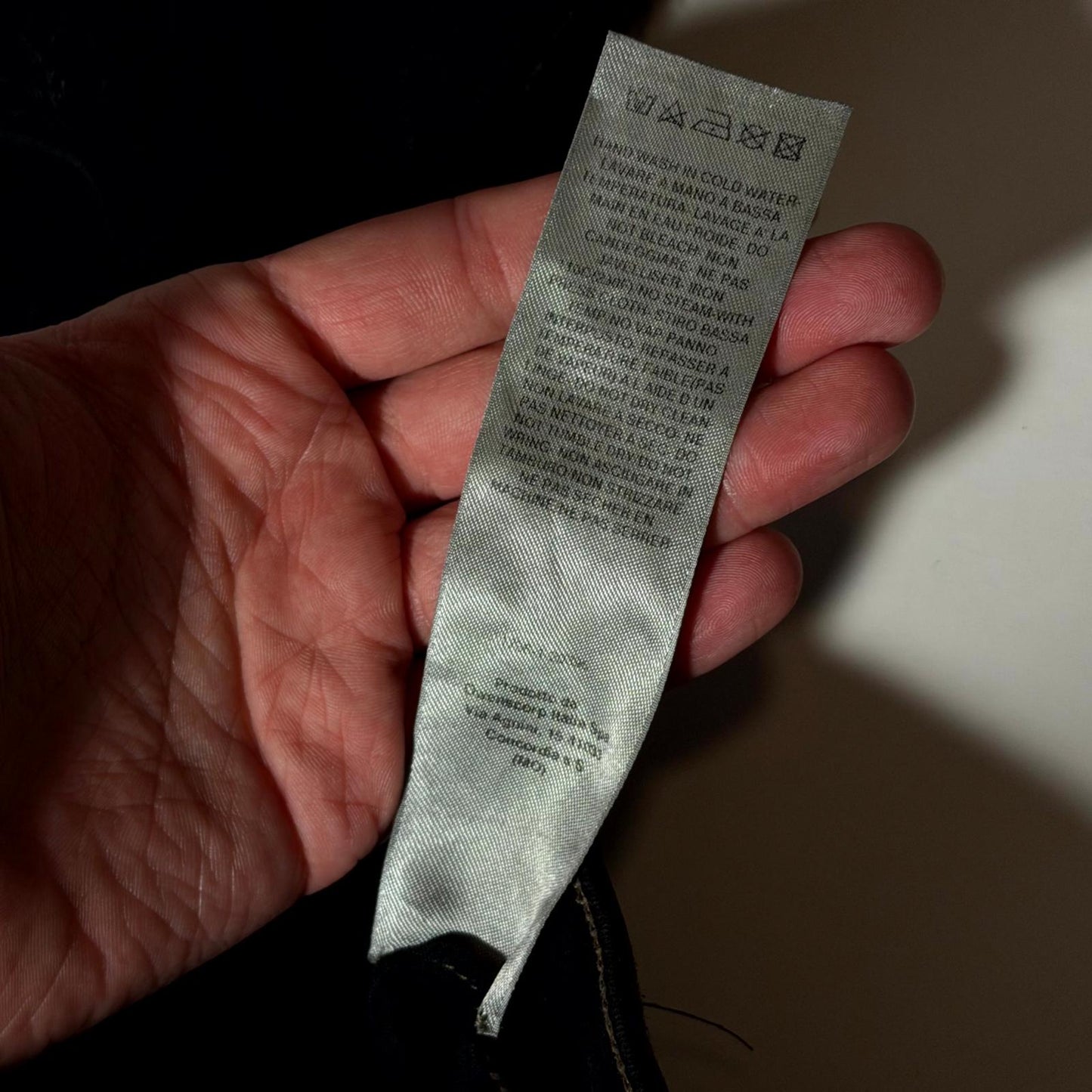 FW22 Rick Owens Waxed Slashed Detroit Cut Denim