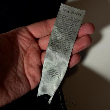 FW22 Rick Owens Waxed Slashed Detroit Cut Denim