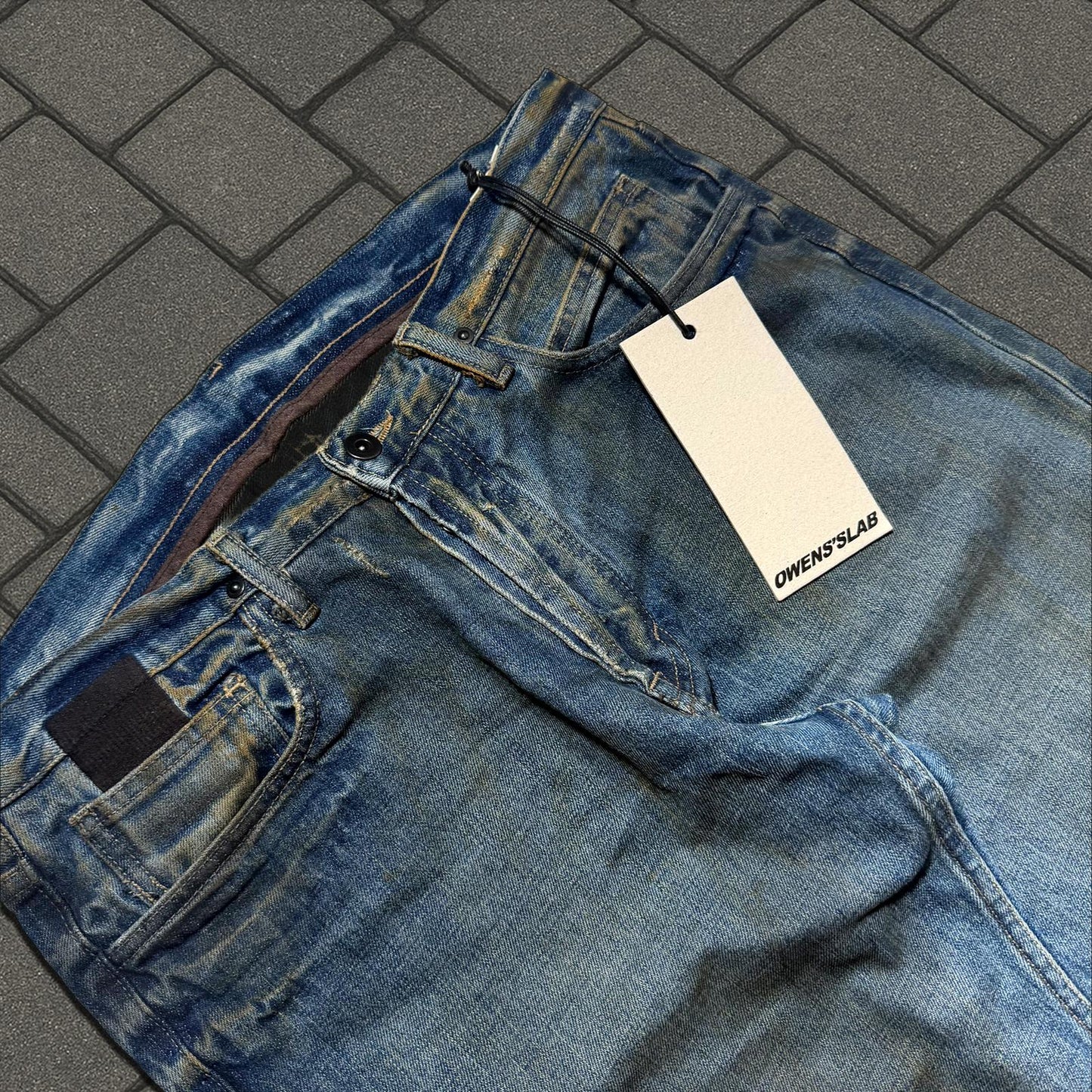 Rick Owens Slab Mudwash Denim