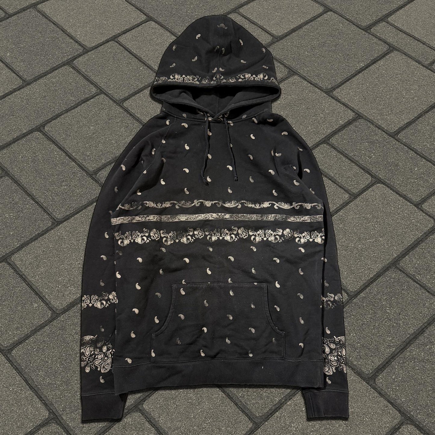 2018 Saint Laurent Paris ‘Paisley’ Hoodie