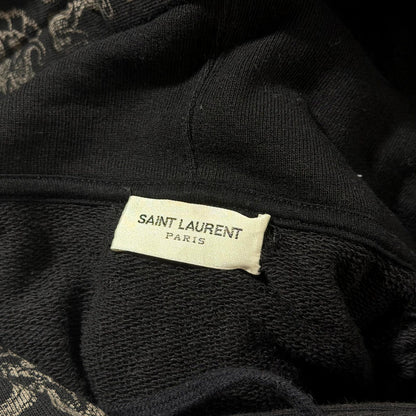 2018 Saint Laurent Paris ‘Paisley’ Hoodie