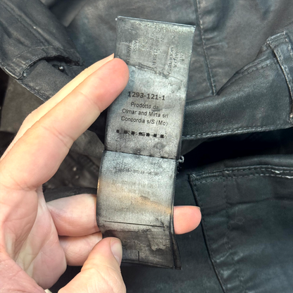 SS14 Rick Owens Waxed Torrence Cut Denim