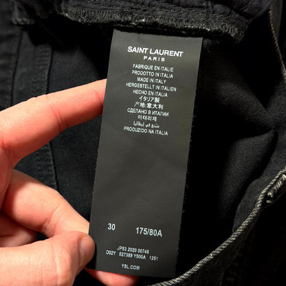 2020 Saint Laurent Paris Light Wax D02 Denim