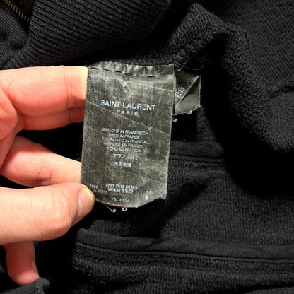 FW15 Saint Laurent Paris Zipper Crewneck