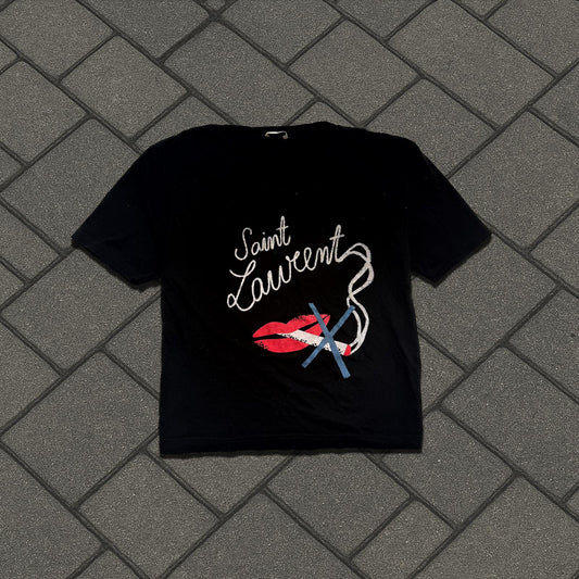 2017 Saint Laurent Paris No Smoking Tee