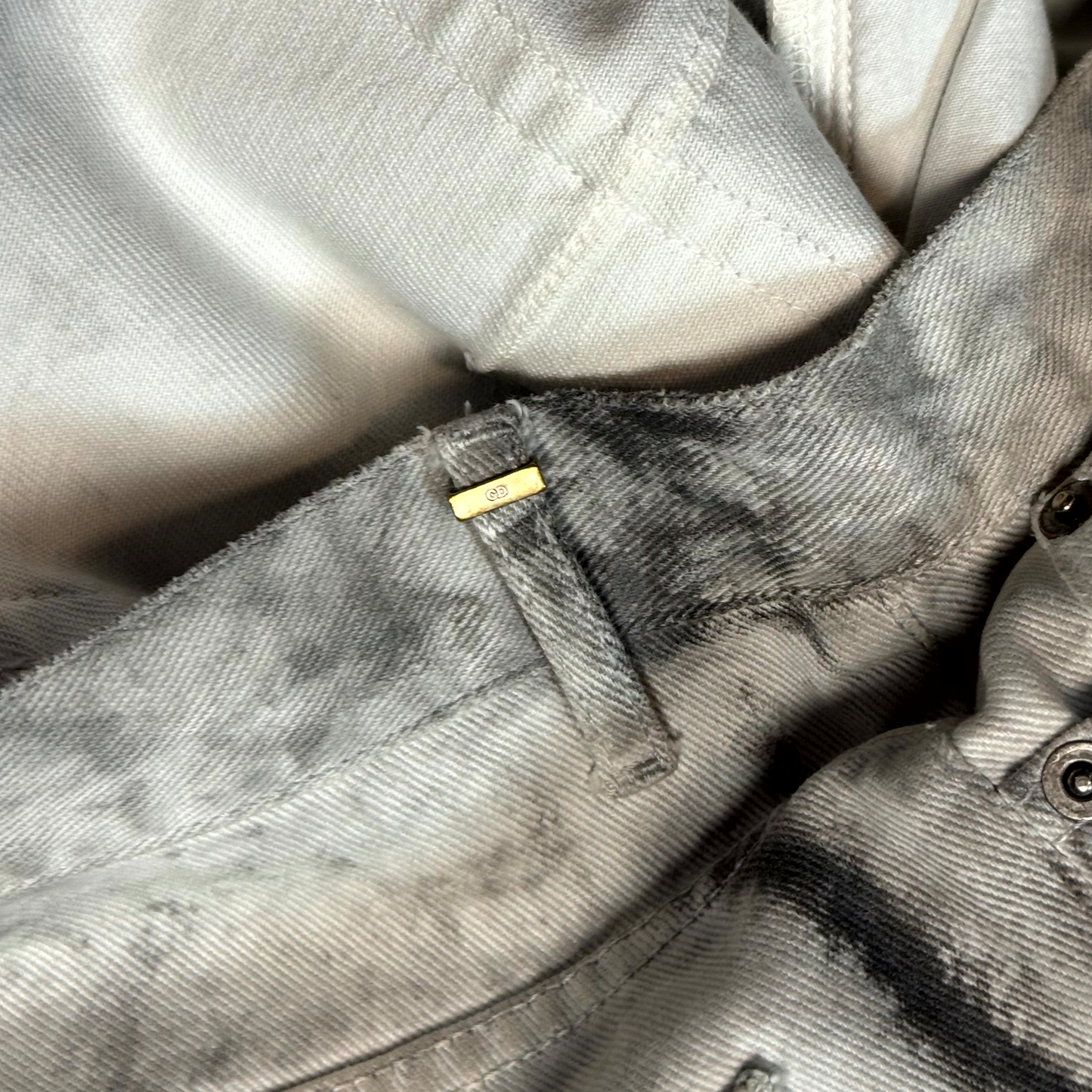 SS06 Dior Homme Dirty Snow Denim