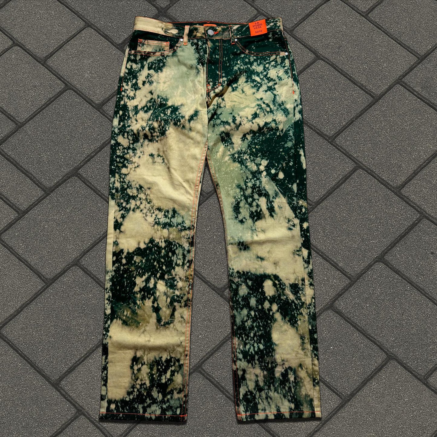Sterling Ruby Pine Soto Bleached Denim