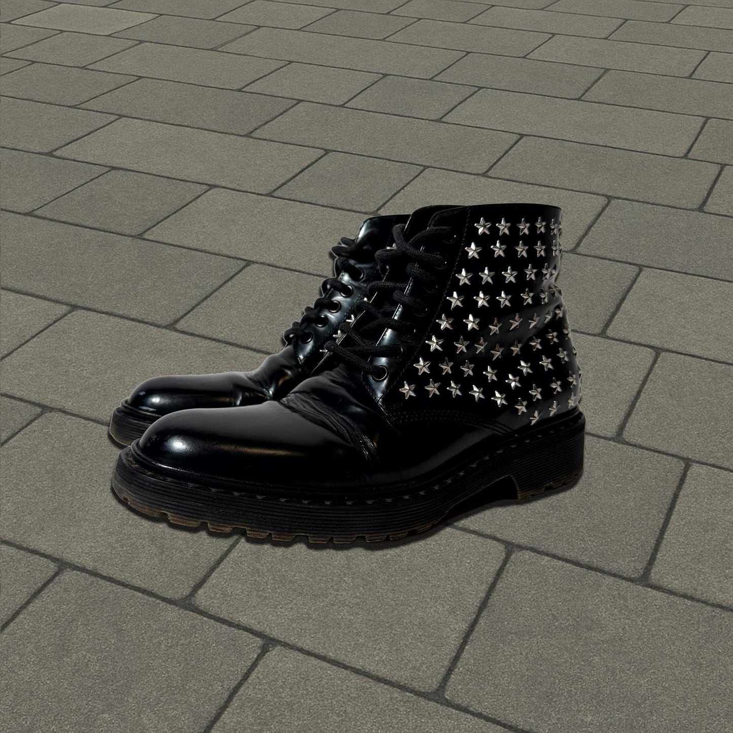 FW14 Saint Laurent Paris Star Boot