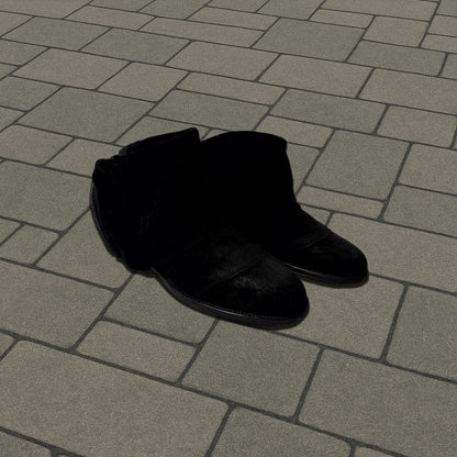 FW12 Balmain Suede Engineer Boots