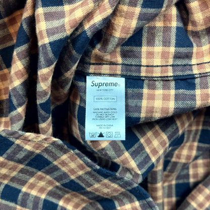 FW14 Supreme Hooded Flannel