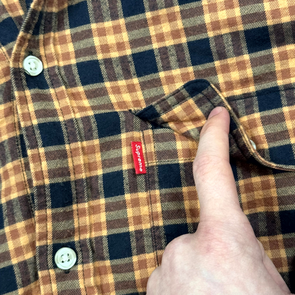 FW14 Supreme Hooded Flannel