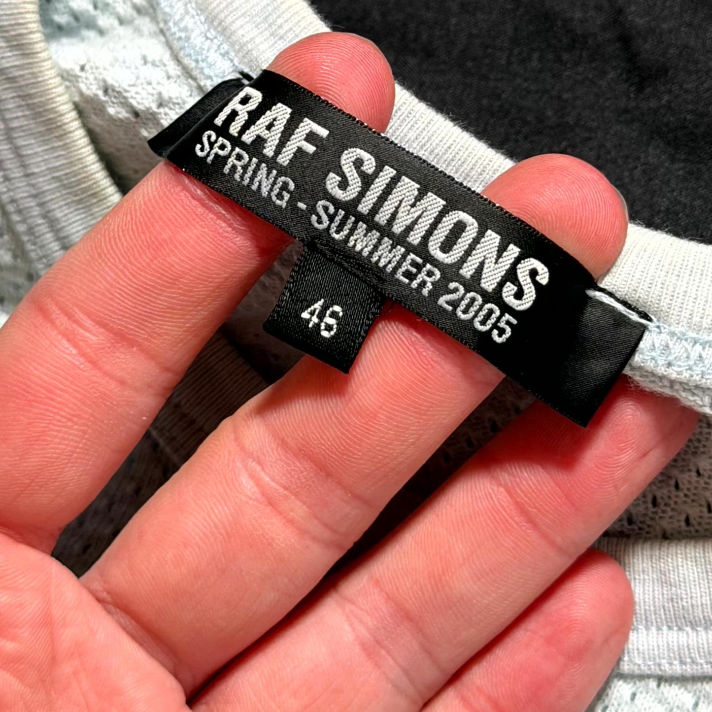 SS05 Raf Simons Texas Pieces Tank Top