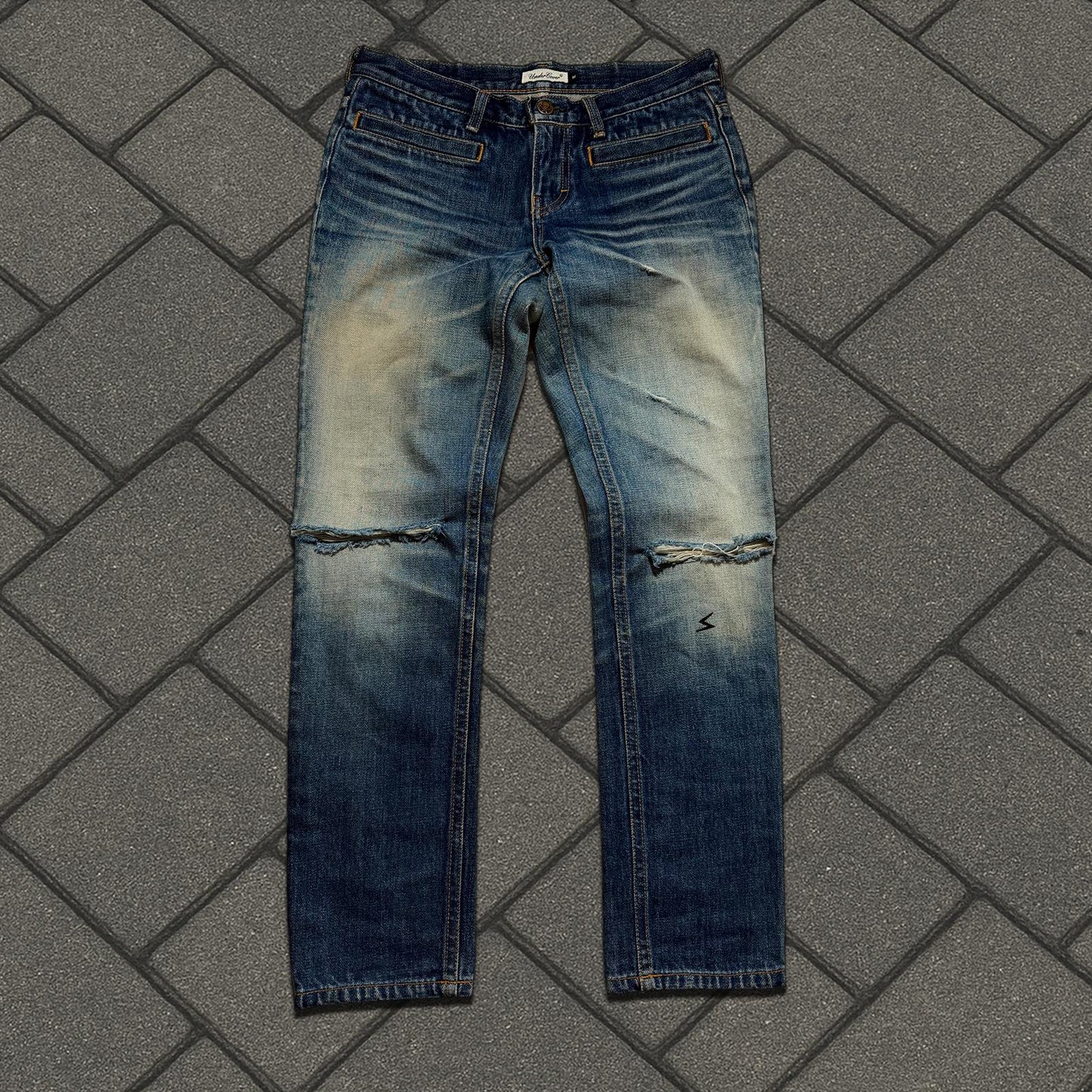 AW04 Undercover Lightning Bolt Denim
