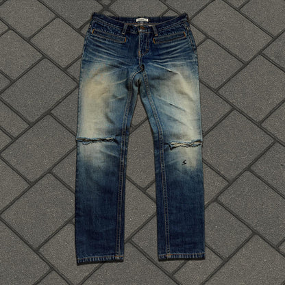 AW04 Undercover Lightning Bolt Denim