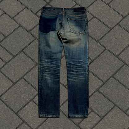 AW04 Undercover Lightning Bolt Denim