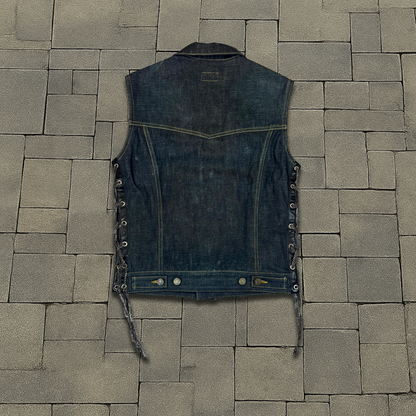 FW14 Saint Laurent Paris Sample Chain Denim Vest