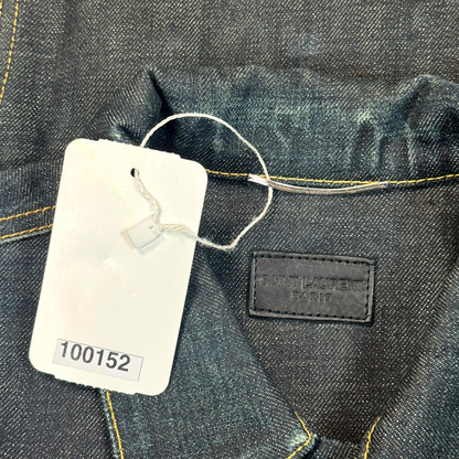 FW14 Saint Laurent Paris Sample Chain Denim Vest